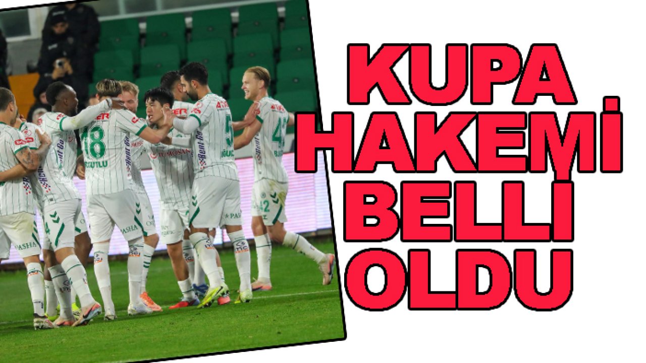 Türkiye Kupası'nda Eyüpspor-Konyaspor maçının hakemi açıklandı