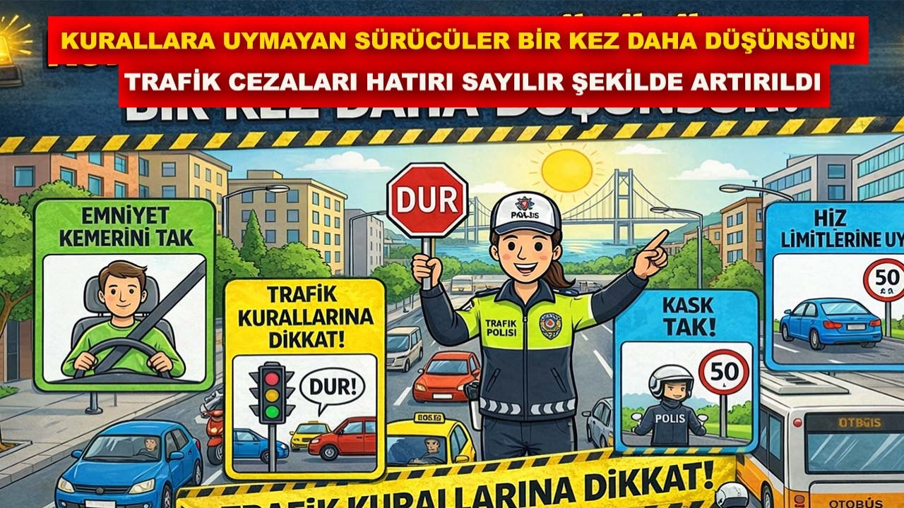 Kurallara uymayan sürücüler bir kez daha düşünsün! Trafik cezaları hatırı sayılır şekilde artırıldı: İşte yeni cezalar
