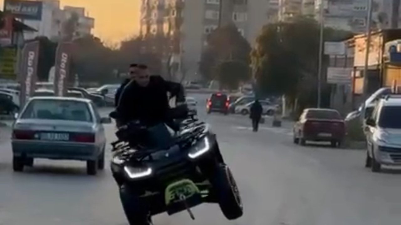 İzmir’de drift atan ATV sürücüsü cezaya boğuldu