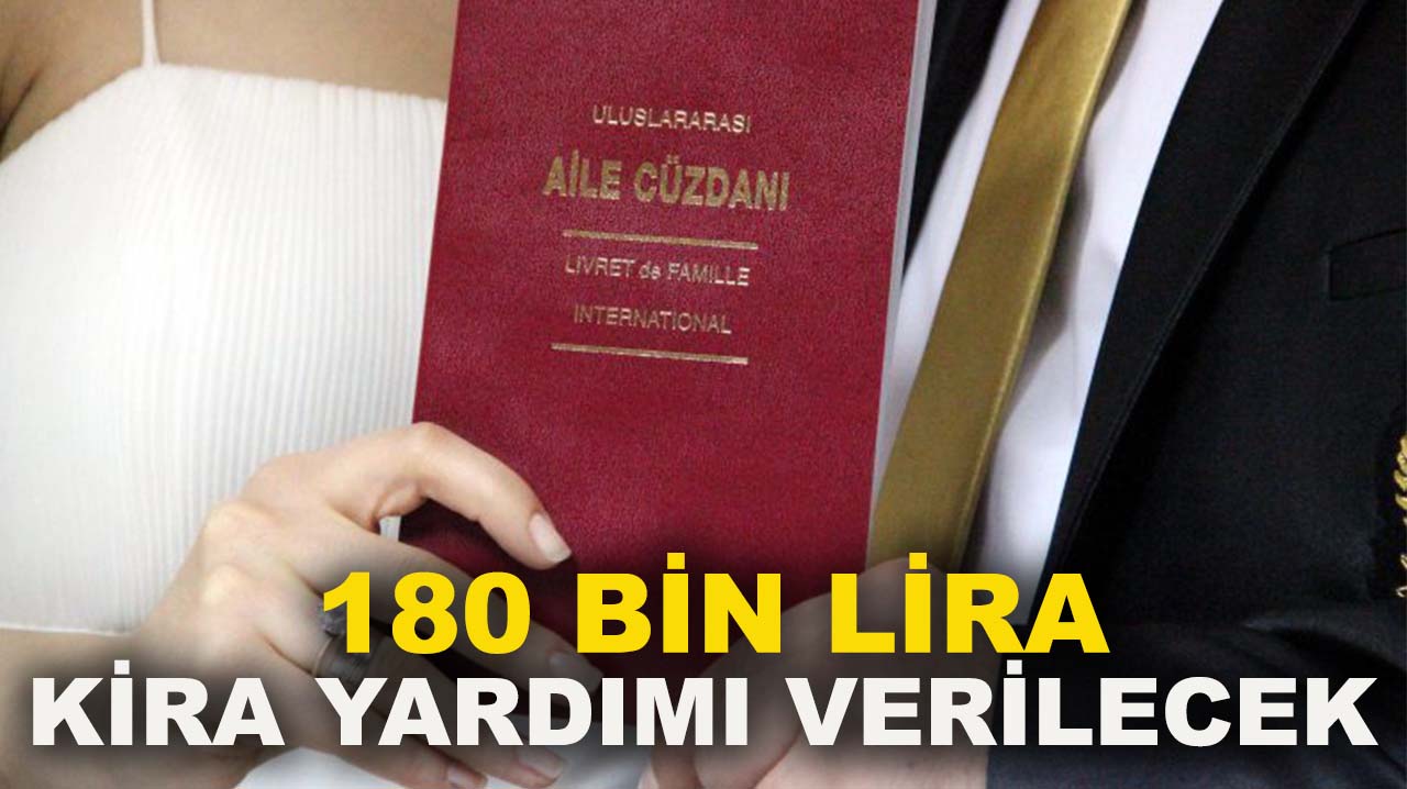 Konya’da evlenecek çiftlere büyük destek! 180 bin TL kira yardımı verilecek