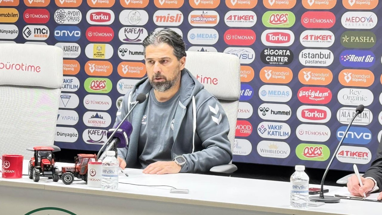 Konyaspor'da İlhan Palut'tan VAR isyanı