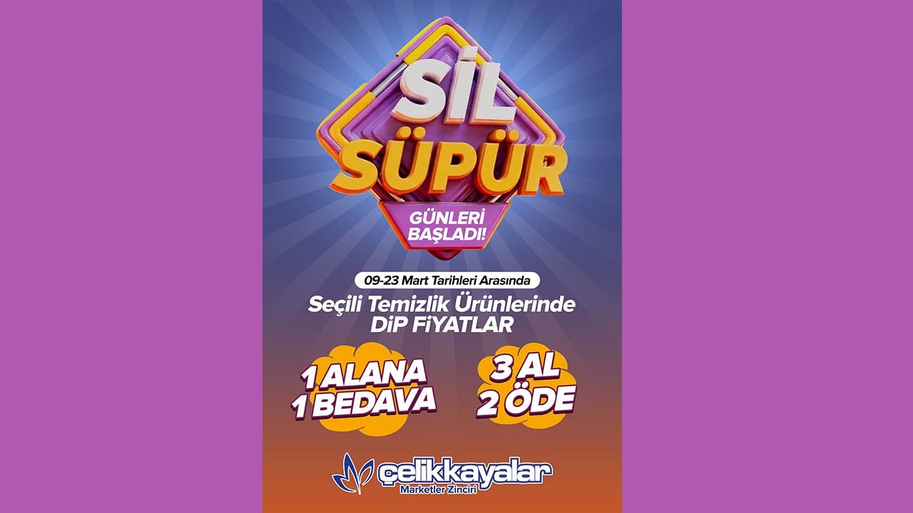 Çelikkayalar’dan bayram ve bahar temizliğine özel “Sil Süpür” kampanyası