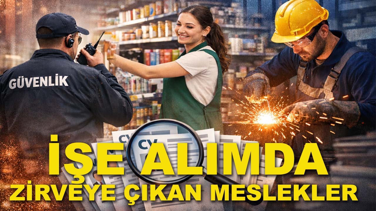 İŞKUR’dan kritik açıklama: İşe alımda zirveye çıkan meslekler