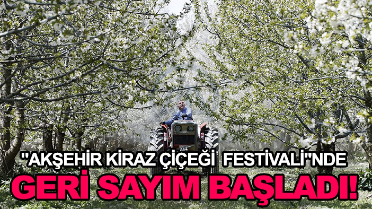 Toplantısı yapıldı: "Akşehir Kiraz Çiçeği Festivali"nde geri sayım başladı!