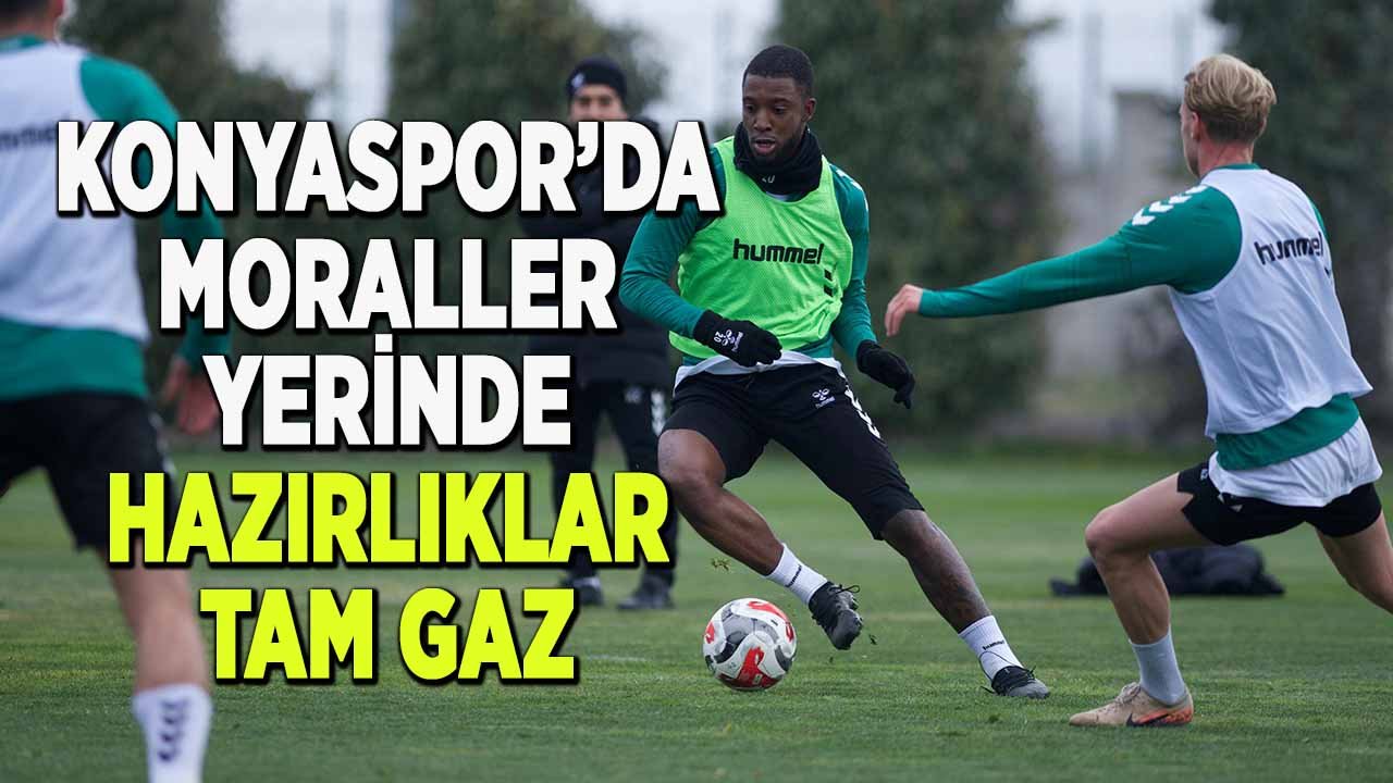 Konyaspor’da moraller yerinde, hazırlıklar tam gaz