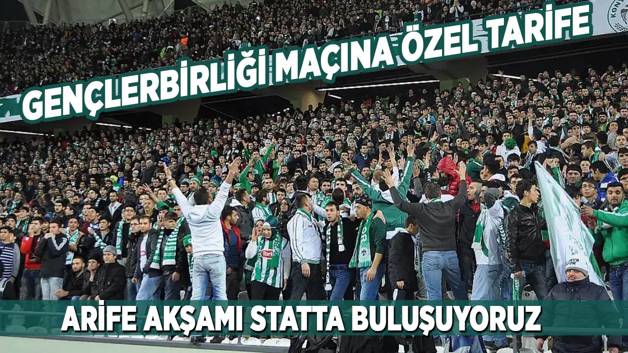 Konyaspor’dan Gençlerbirliği maçına özel fiyat tarifesi