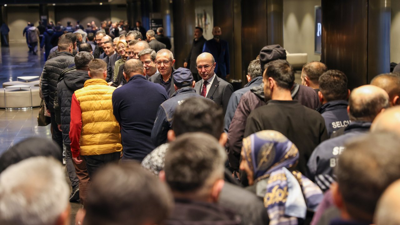 Selçuklu Belediyesi'nde bayramlaşma coşkusu yaşandı
