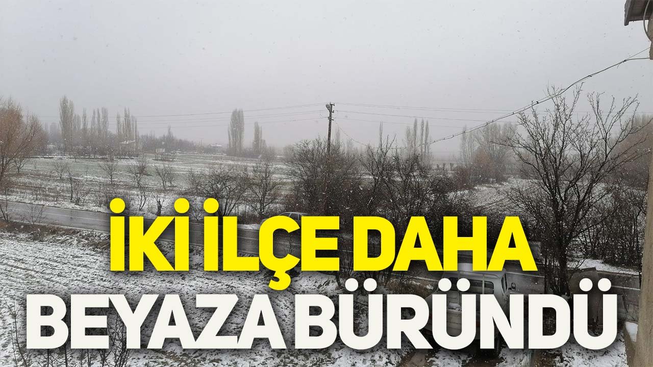 Konya’da kar sürprizi! İki ilçe daha beyaza büründü