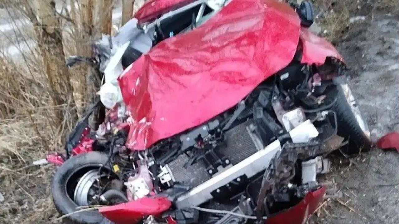 Bayram ziyareti dönüşü ağaca çarptılar:  2 ölü, 1'i ağır 5 yaralı