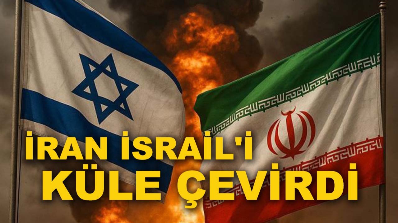İran İsrail'i yerden yere vuruyor! İran İsrail'i küle çevirdi