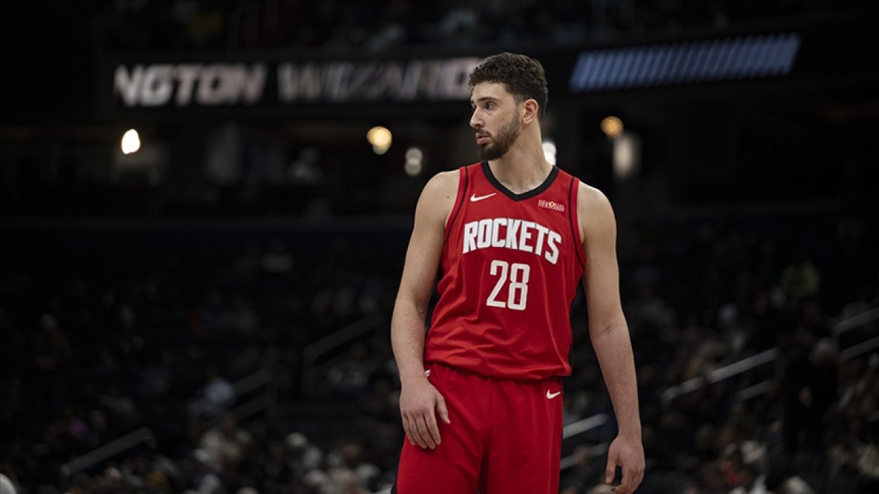 Milli basketbolcu Alperen Şengün'ün "double-double"