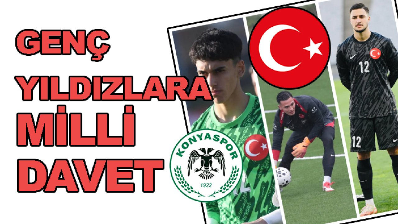 Konyaspor'un genç yıldızlarına milli davet