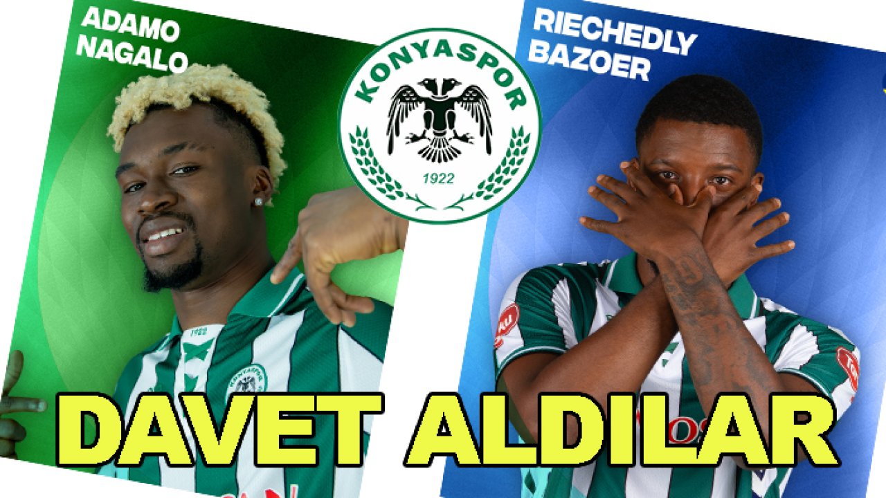 Konyaspor'dan Nagalo ve Bazoer'e milli davet