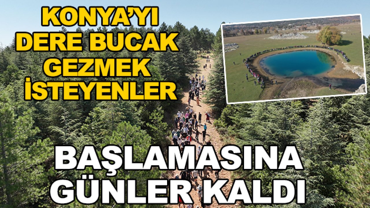 Konya'yı dere bucak gezmek isteyenler: Başlamasına günler kaldı
