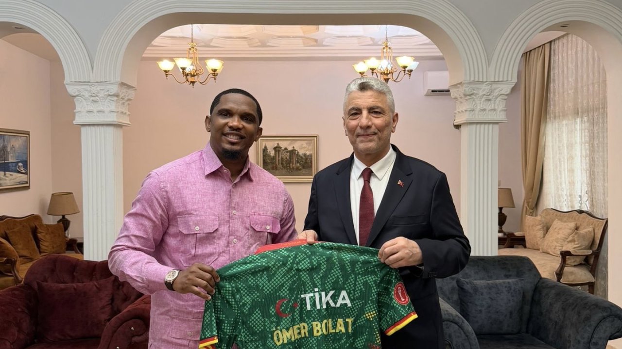Ömer Bolat, Samuel Eto'o ile görüştü