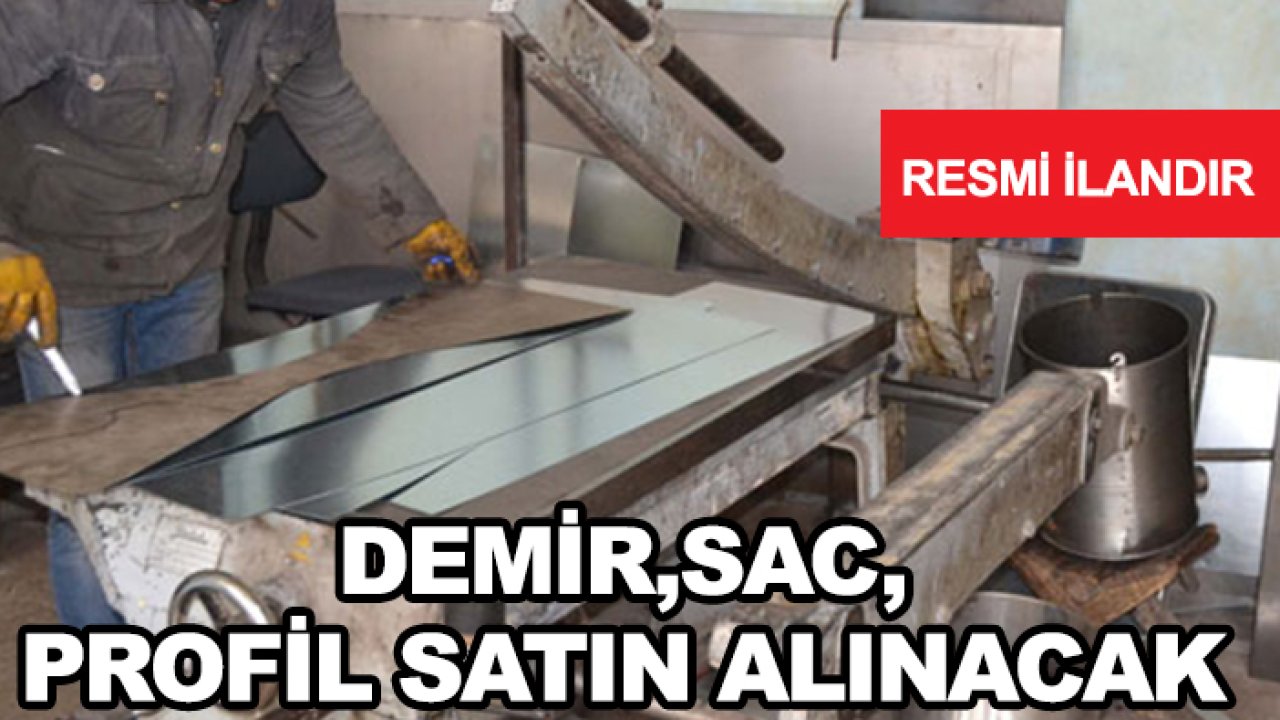 Demir,sac,profil satın alınacak