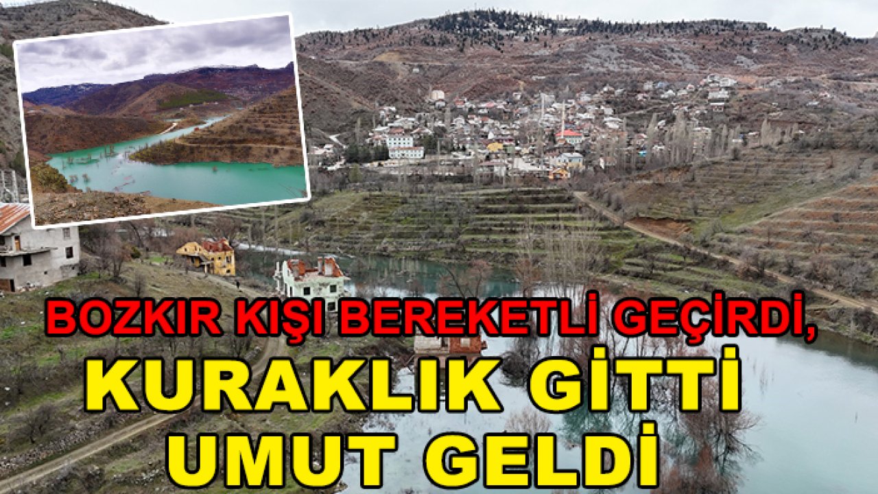 Bozkır kışı bereketli geçirdi, kuraklık gitti umut geldi