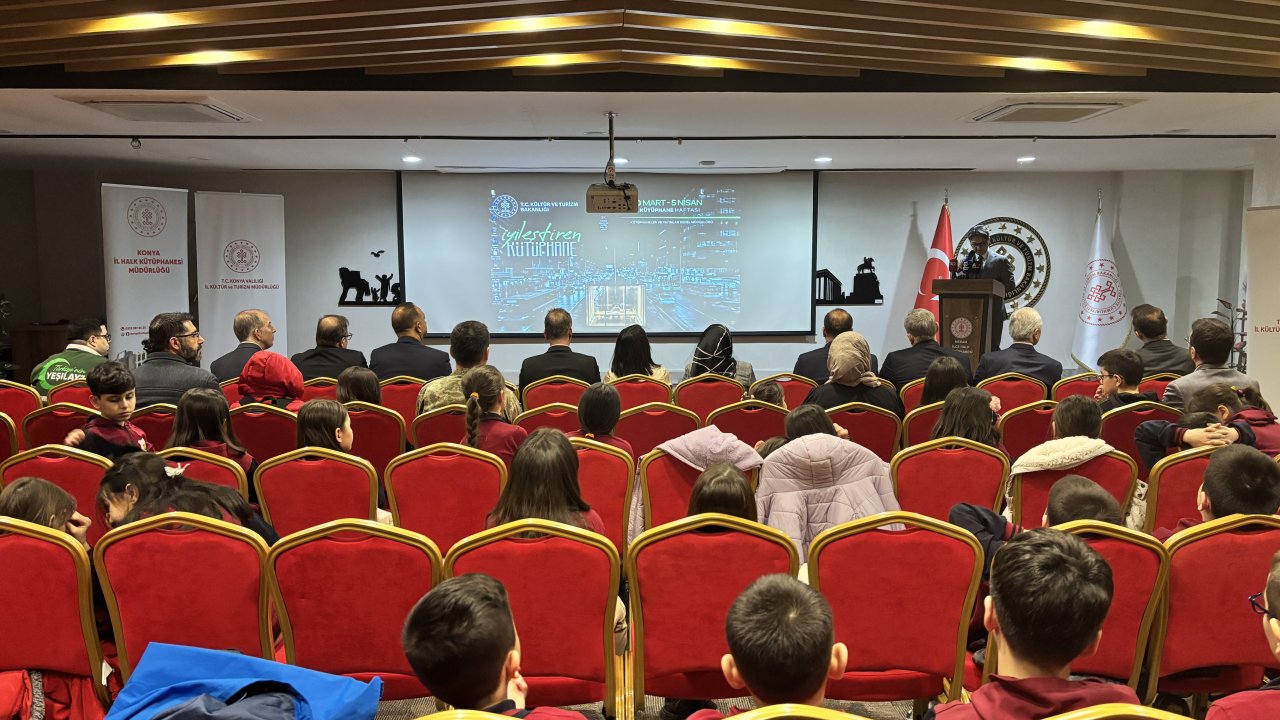 Konya'da 62. Kütüphane Haftası kutlandı