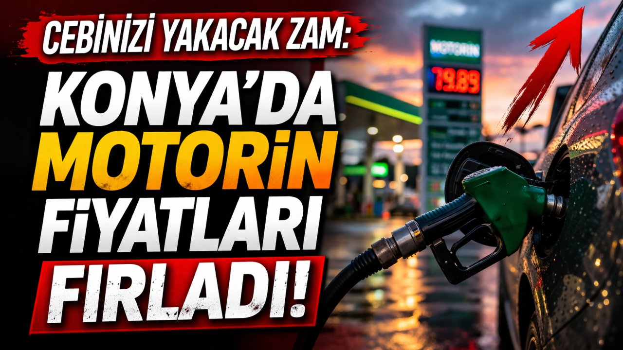 Cebinizi yakacak zam: Konya’da motorin fiyatları fırladı