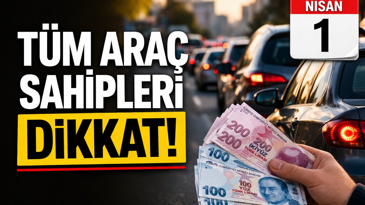 1 Nisan'da devreye giriyor: Tüm araç sahipleri dikkat! Paranızı peşin alacaksınız