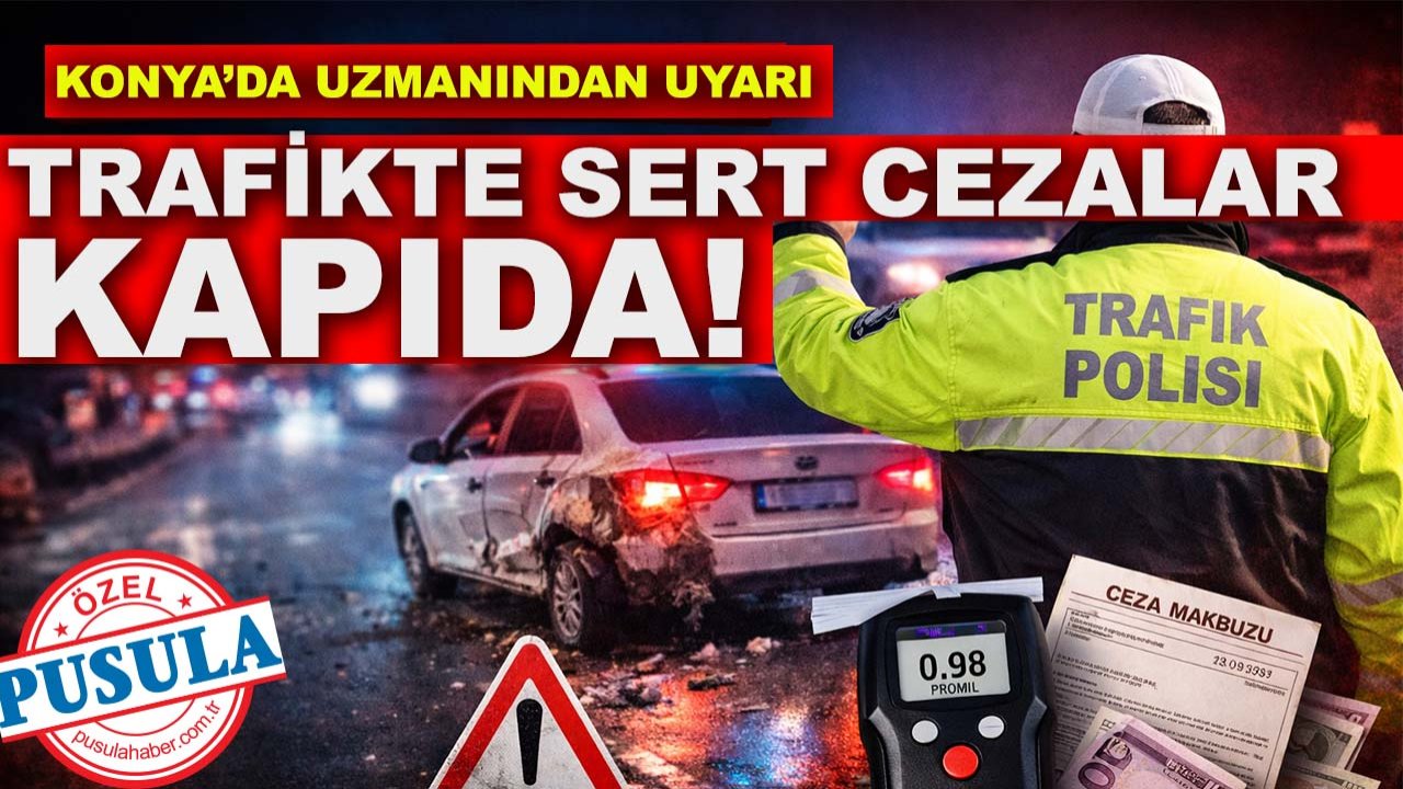 Konya’da uzmanından uyarı: Trafikte sert cezalar kapıda!