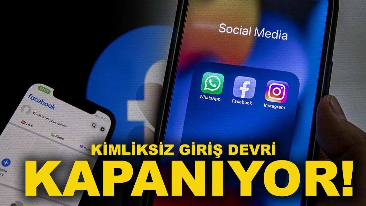Sosyal medyada yeni dönem başlıyor: Kimliksiz giriş devri kapanıyor!