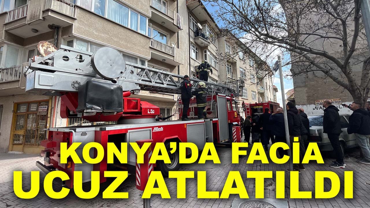 Konya’da facia ucuz atlatıldı: Mahsur kalan 8 kişi kurtarıldı