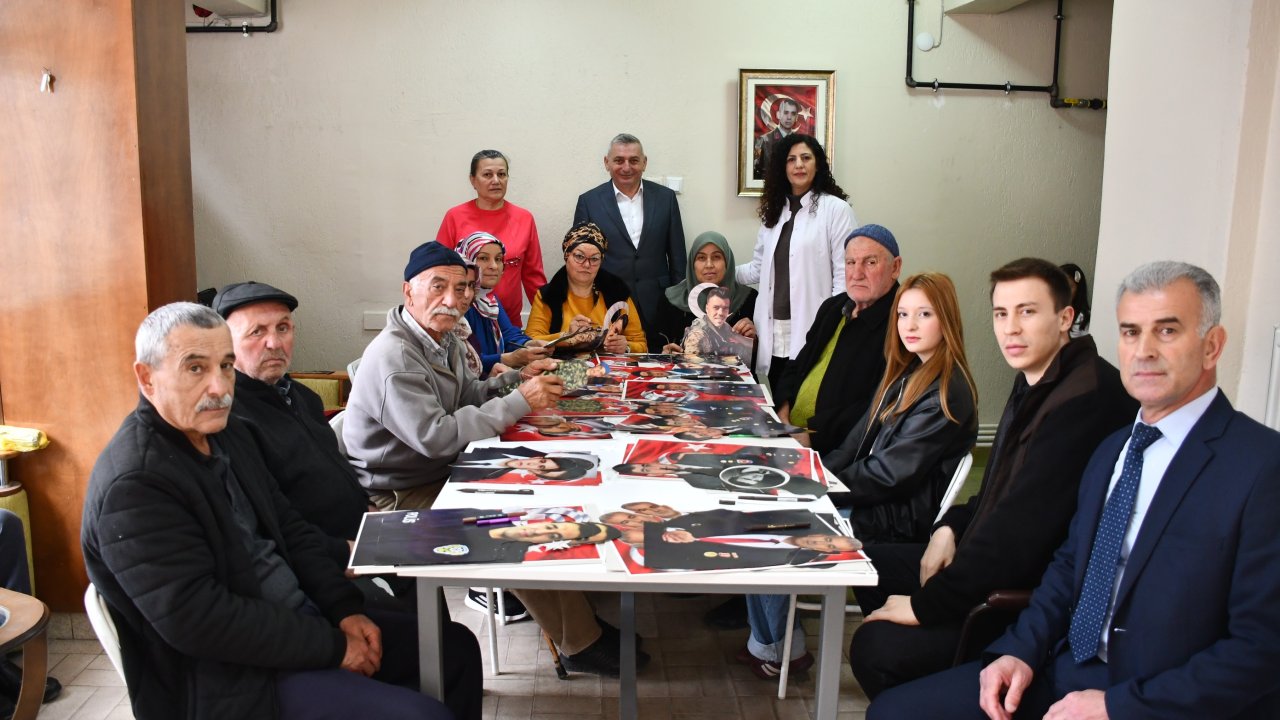 Konya’da şehitlerin hatıraları sanatla ölümsüzleşiyor