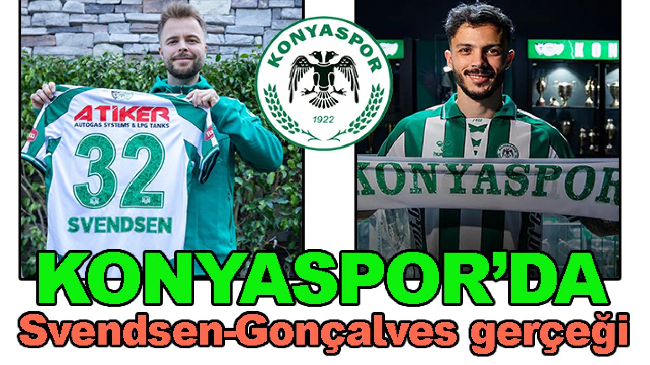 Konyaspor’da Diogo Gonçalves ile Sander Svendsen gerçeği