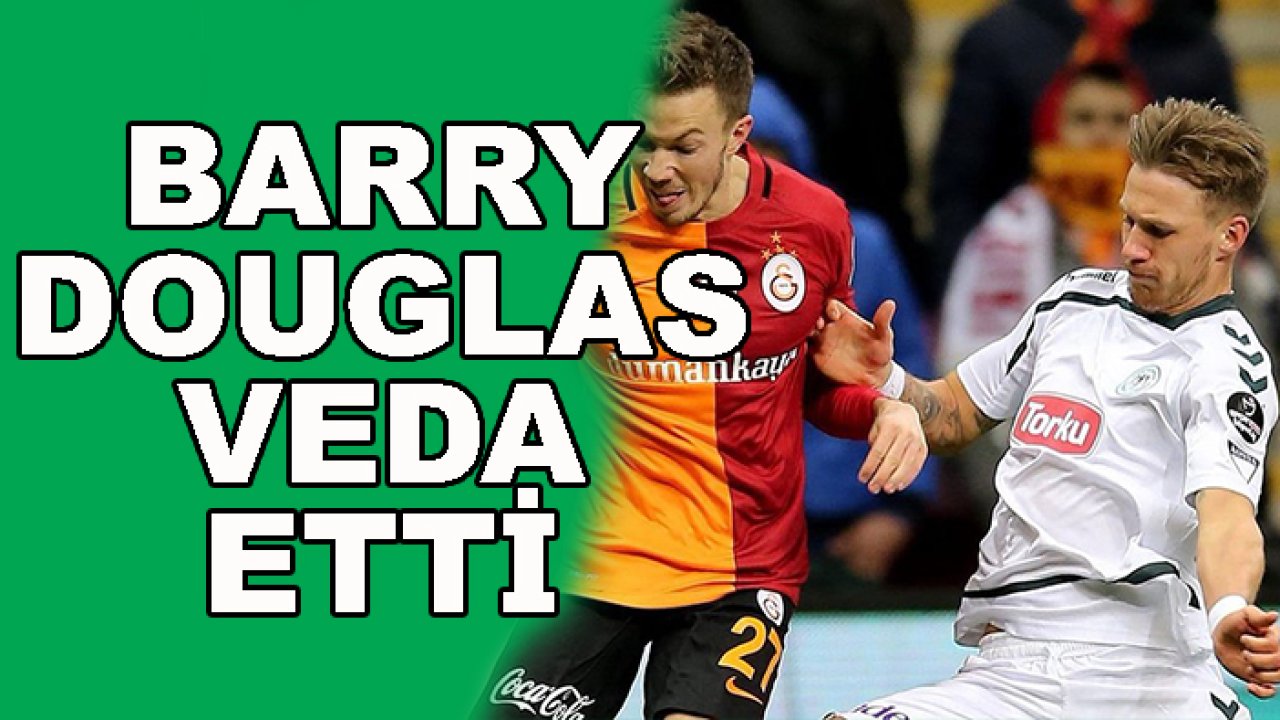 Eski Konyasporlu Barry Douglas veda etti