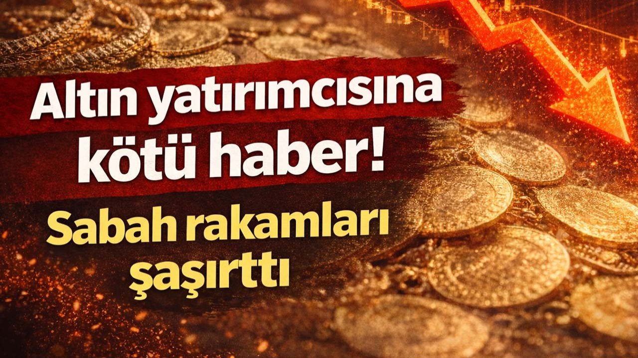 Altın yatırımcısına kötü haber! Sabah rakamları şaşırttı