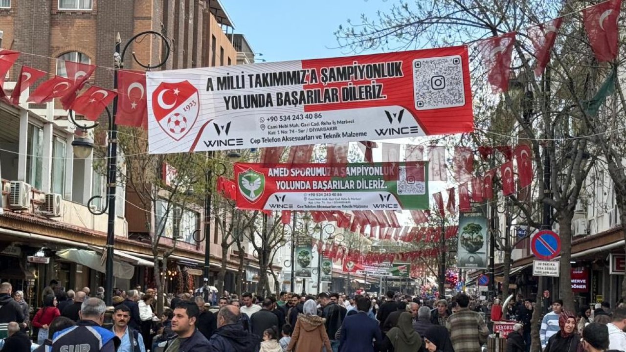 Diyarbakır esnafından milli takıma destek