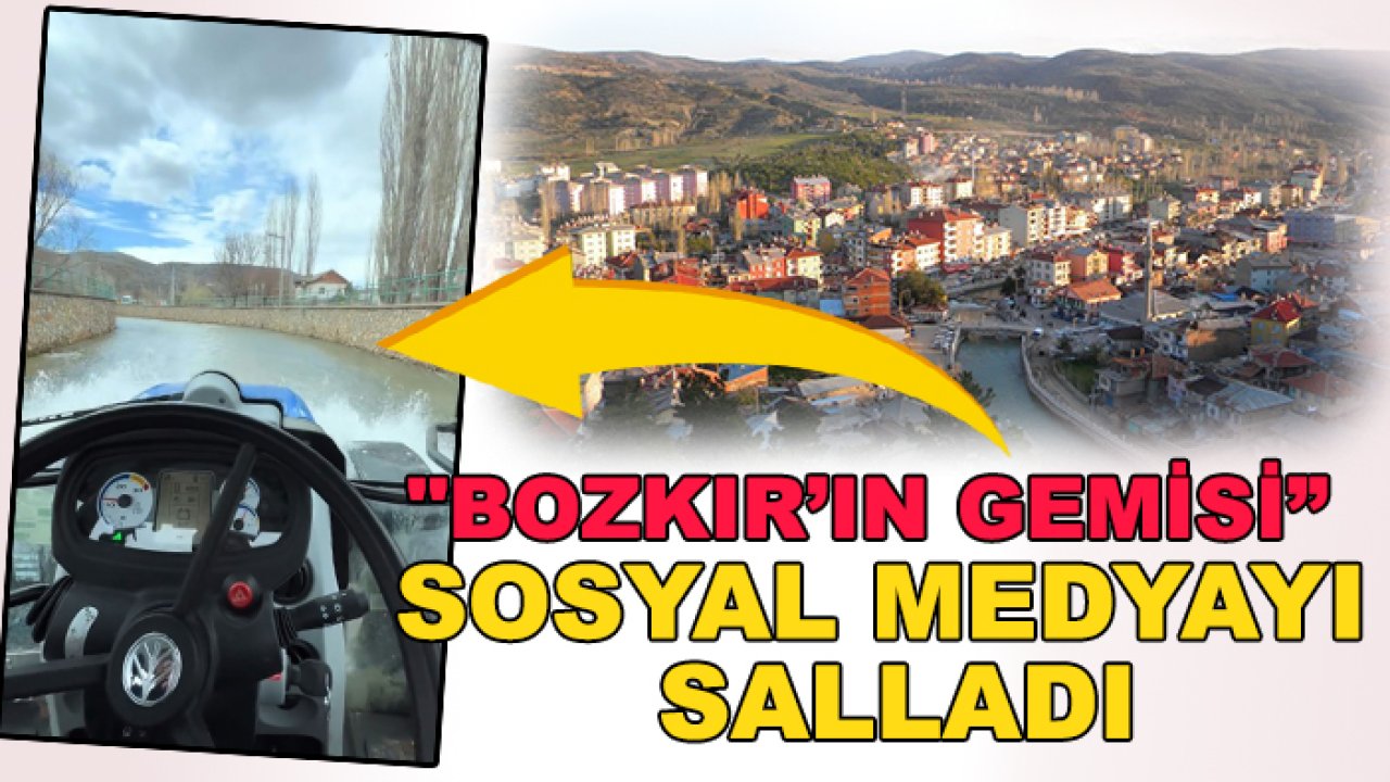 Adres Konya! "Bozkır’ın Gemisi” sosyal medyayı salladı