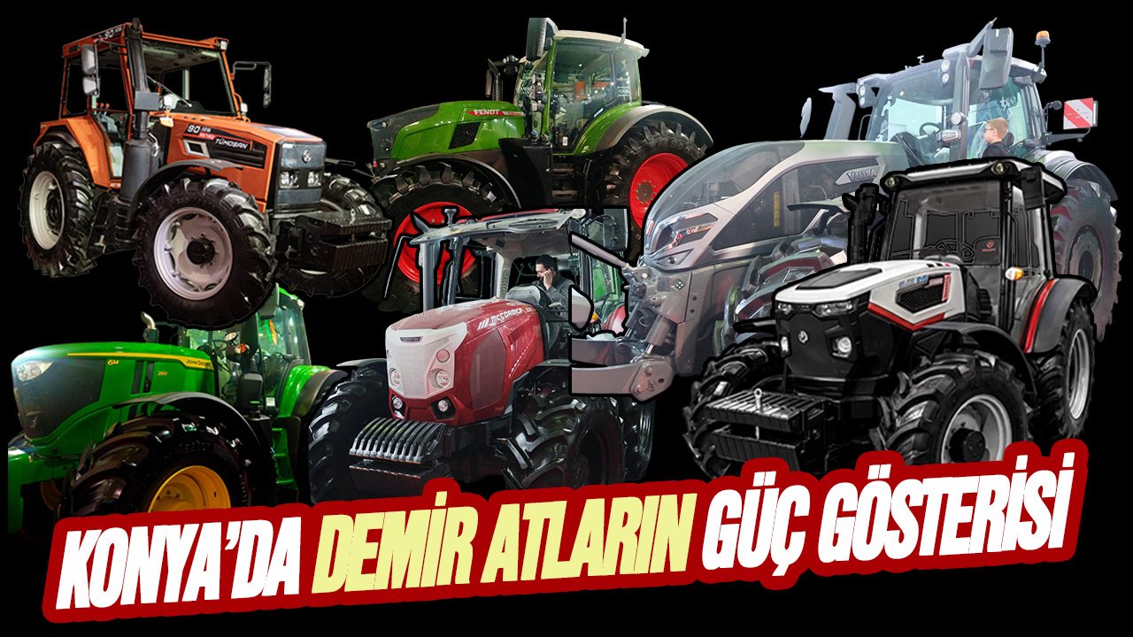 Konya’da demir atların güç gösterisi