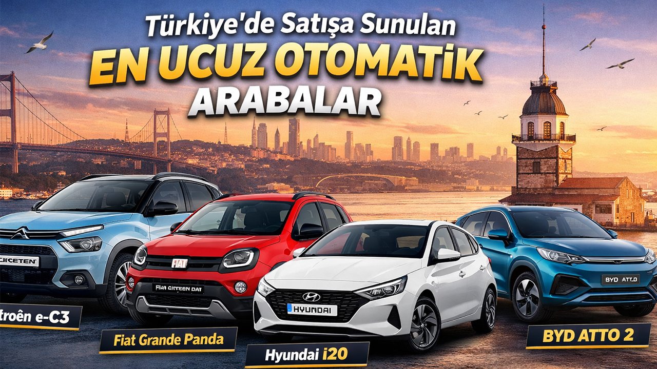 Türkiye’de satışa sunulan en ucuz otomatik arabalar