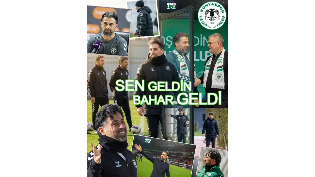 Konyasporlu taraftarlardan İlhan Palut'a sevgi seli