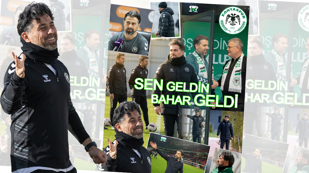 Konyasporlu taraftarlardan İlhan Palut'a sevgi seli