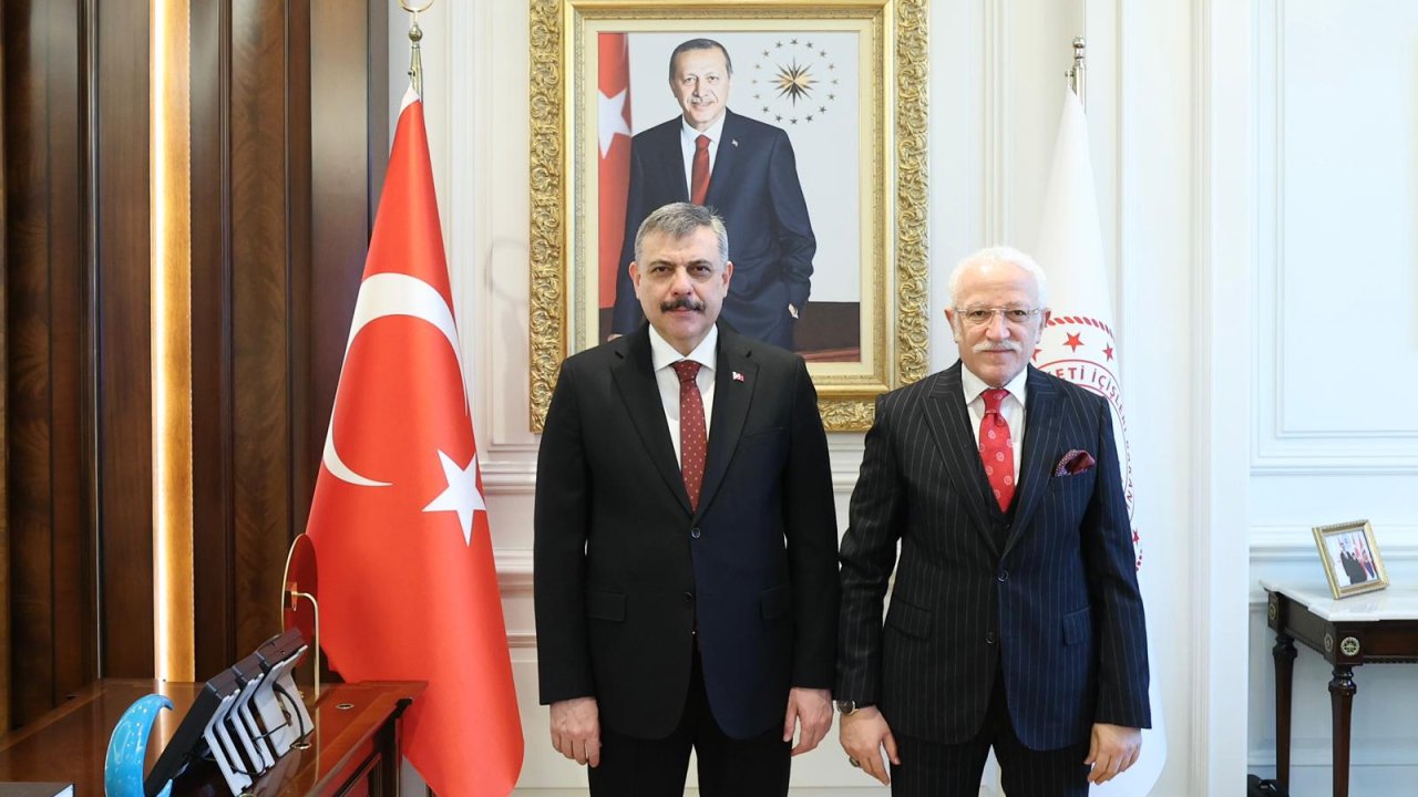 NEÜ Rektörü Cem Zorlu’dan İçişleri Bakanı Mustafa Çiftçi’ye ziyaret