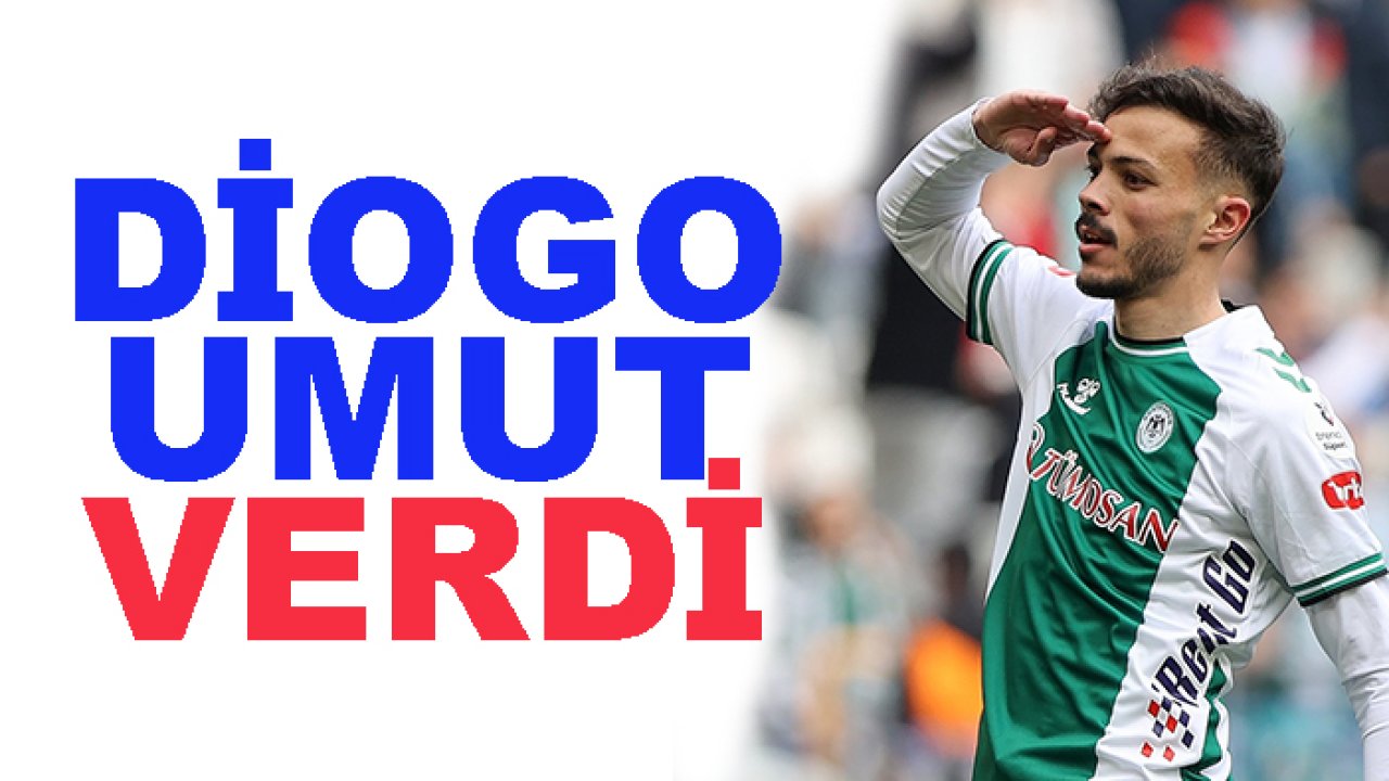 Konyaspor'da 'Diogo Gonçalves' umut verdi