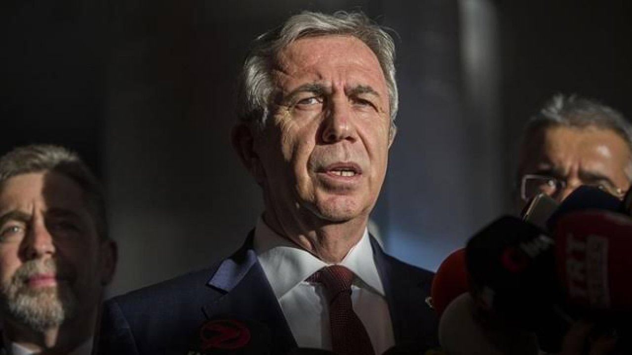 Ankara Büyükşehir Belediye Başkanı Mansur Yavaş'a soruşturma!