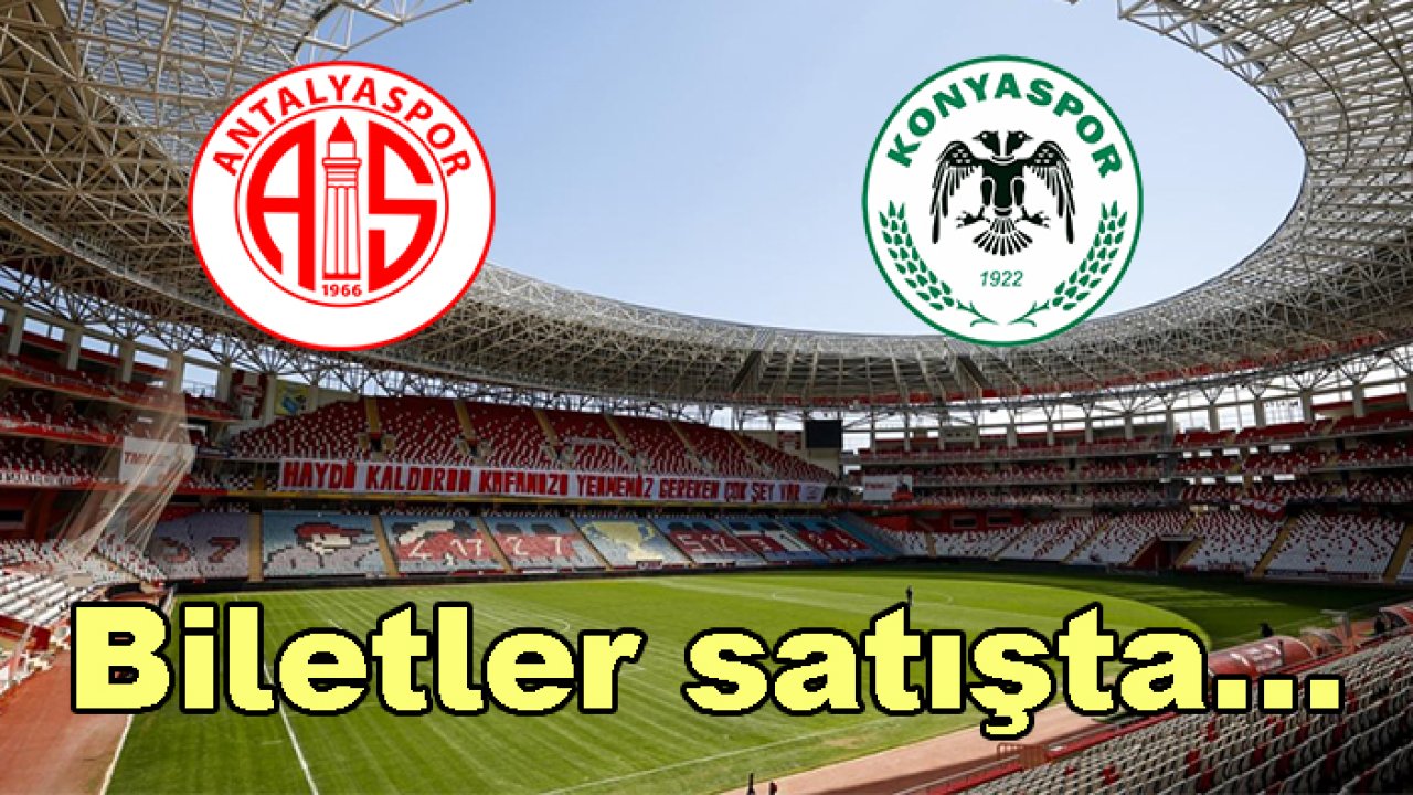 Antalyaspor-Konyaspor biletleri satışta