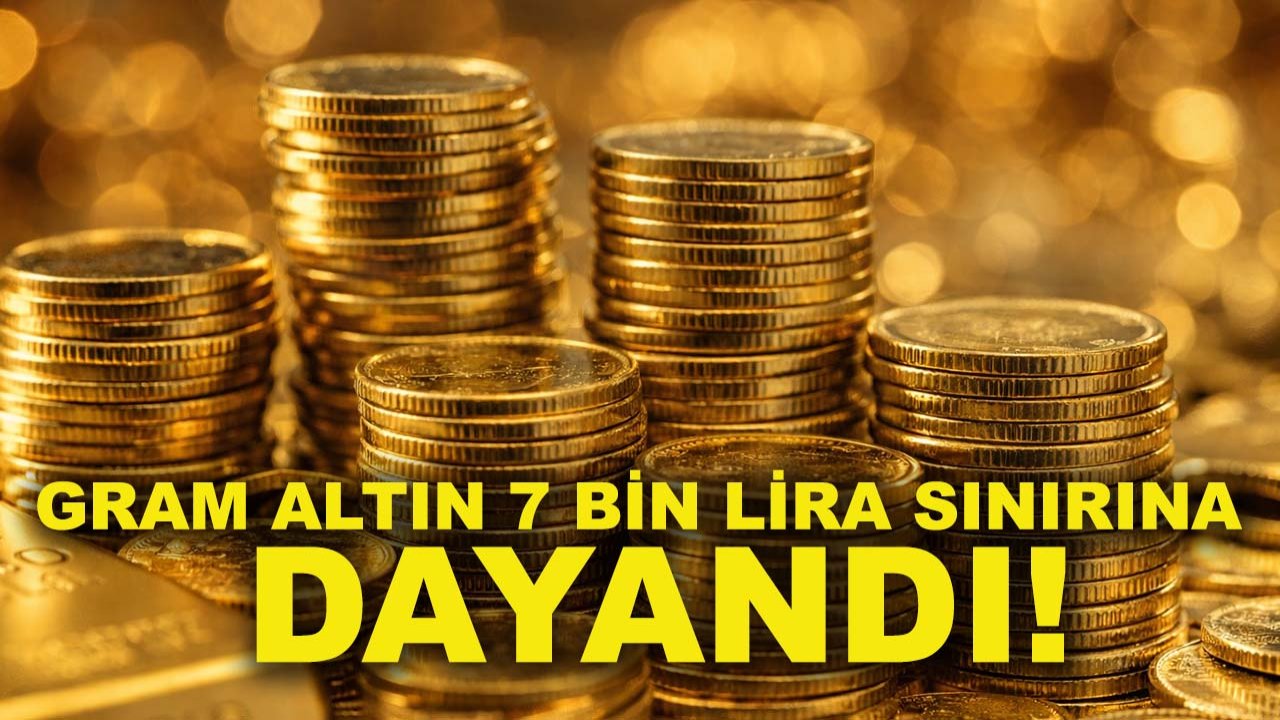 Gram altın 7 bin lira sınırına dayandı! İşte Konya'da güncel altın fiyatları...
