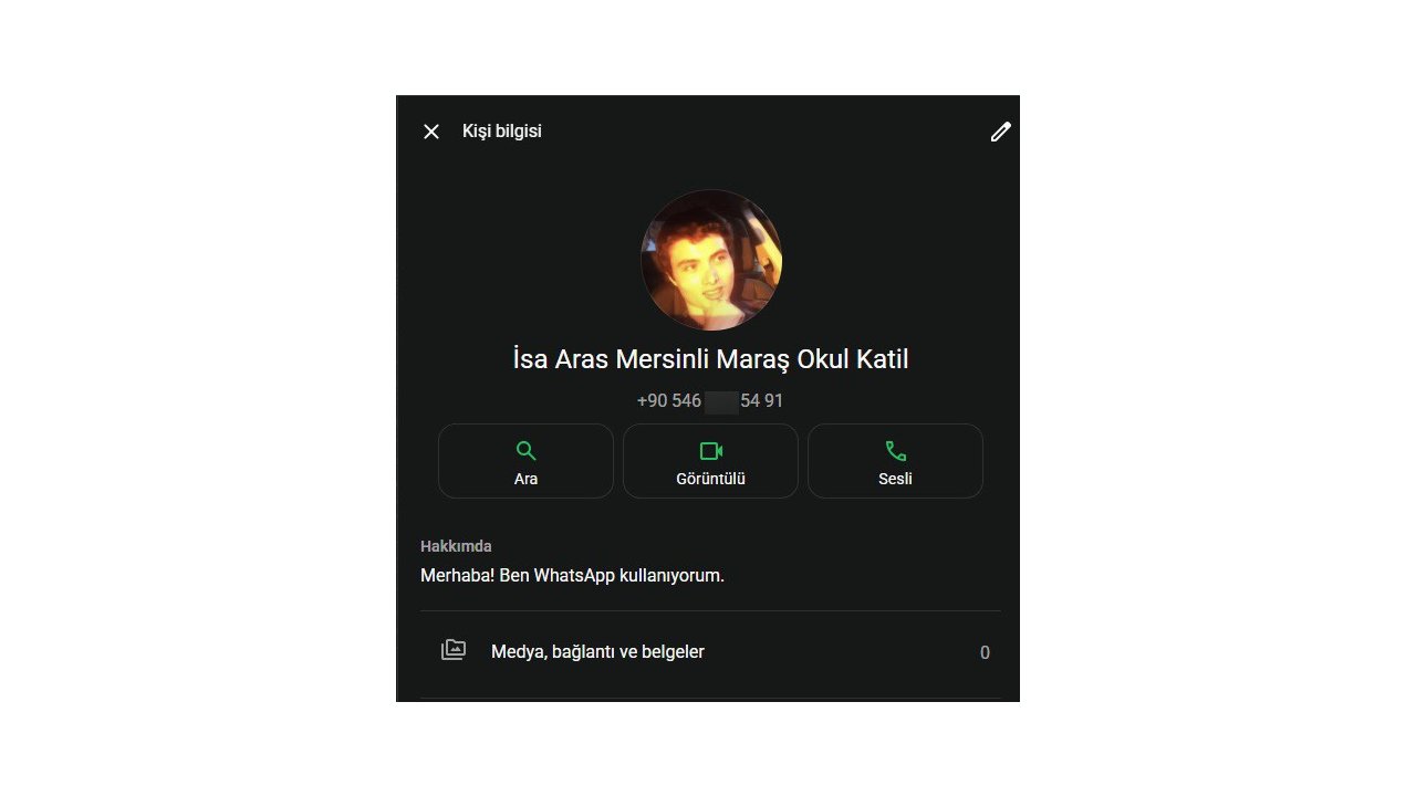 6 kişinin katilini profil resmi yapmış!