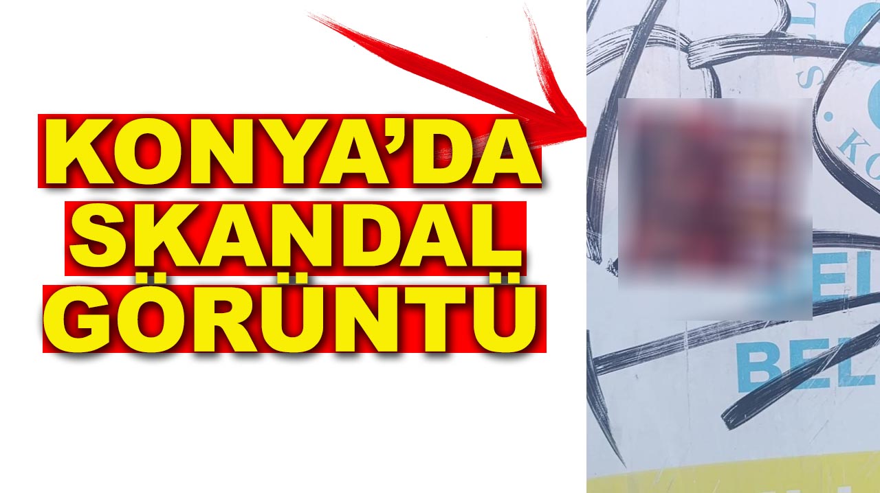 Konya’da skandal görüntü: Sokaklara sanal bahis reklamları yapıştırıldı