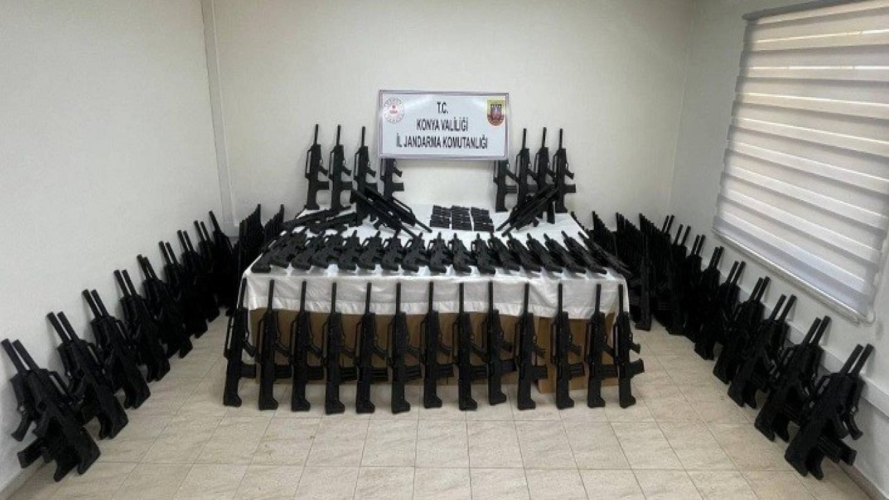 Konya’da jandarmadan silah operasyonu
