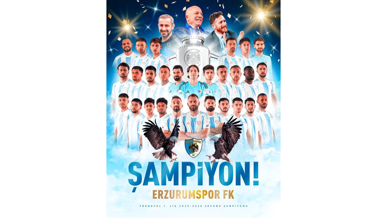 Konyasporlu oyuncudan Erzurumspor'un şampiyonluğuna katkı