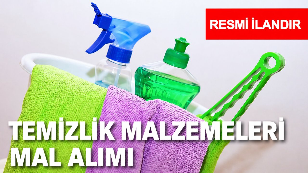 Temizlik Malzemeleri mal alımı