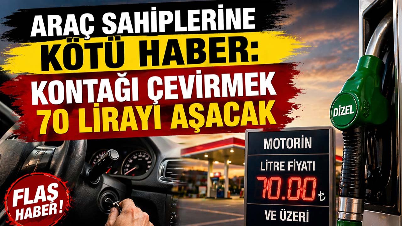 Araç sahiplerine kötü haber: Kontağı çevirmek 70 lirayı aşacak