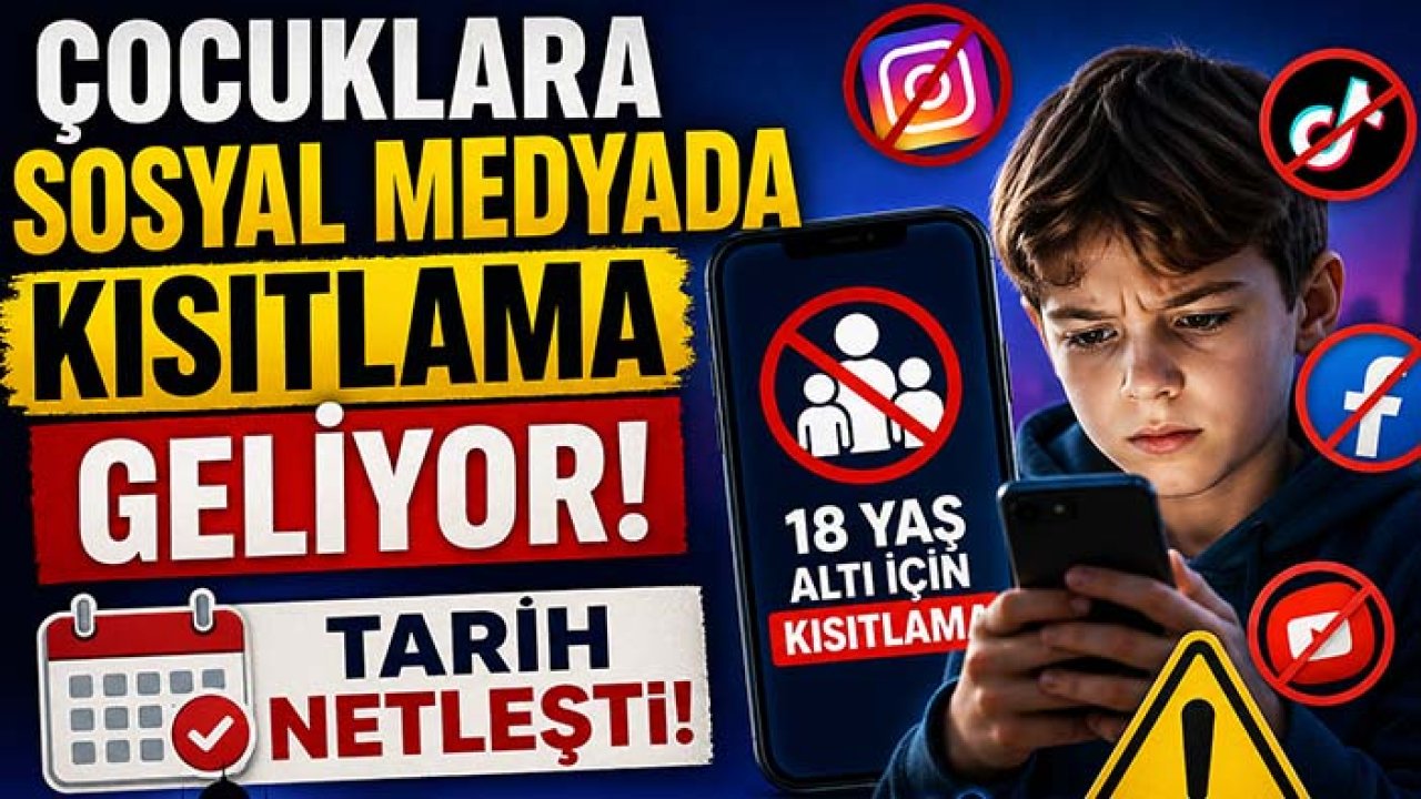 Çocuklara sosyal medyada kısıtlama geliyor! Tarih netleşti