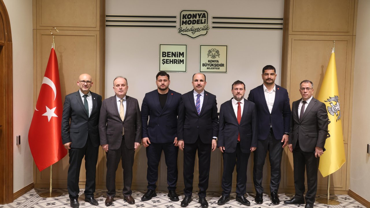 Spor heyetinden Başkan Altay'a ziyaret